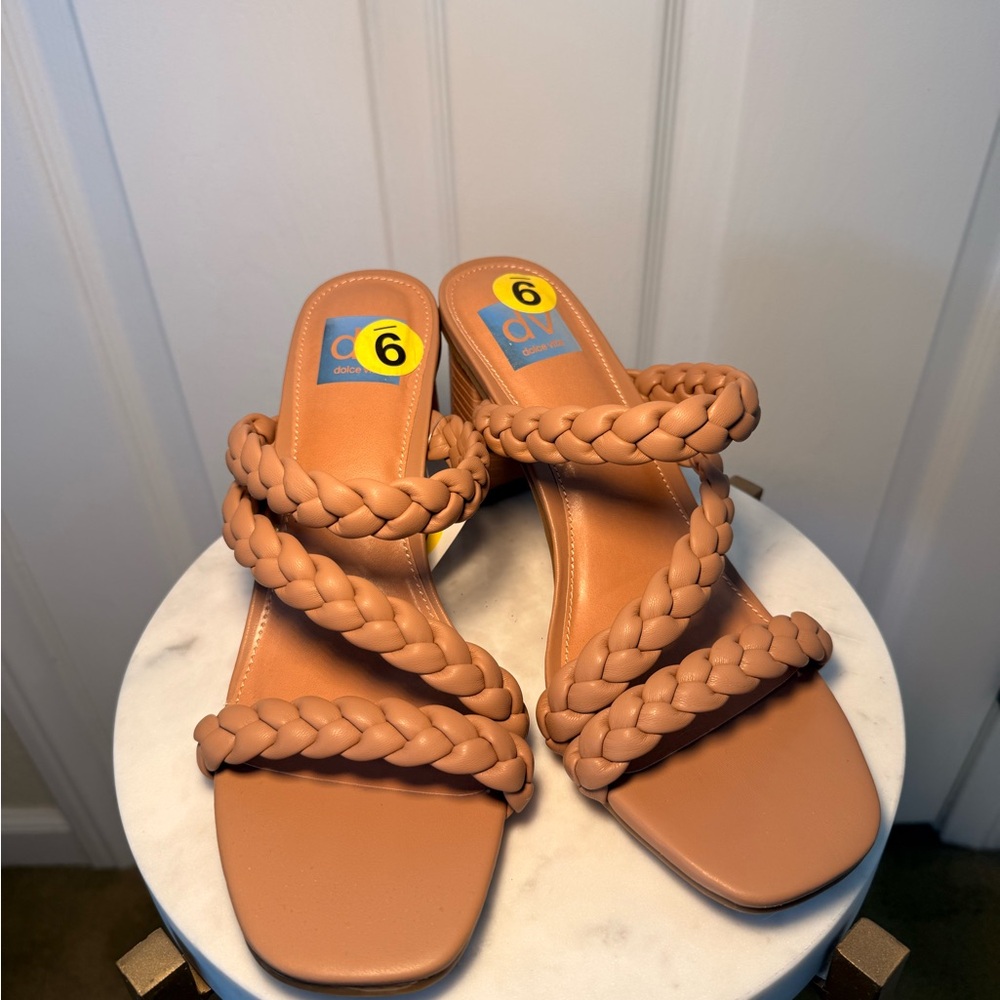 Dolce Vita Braided Tan Sandals